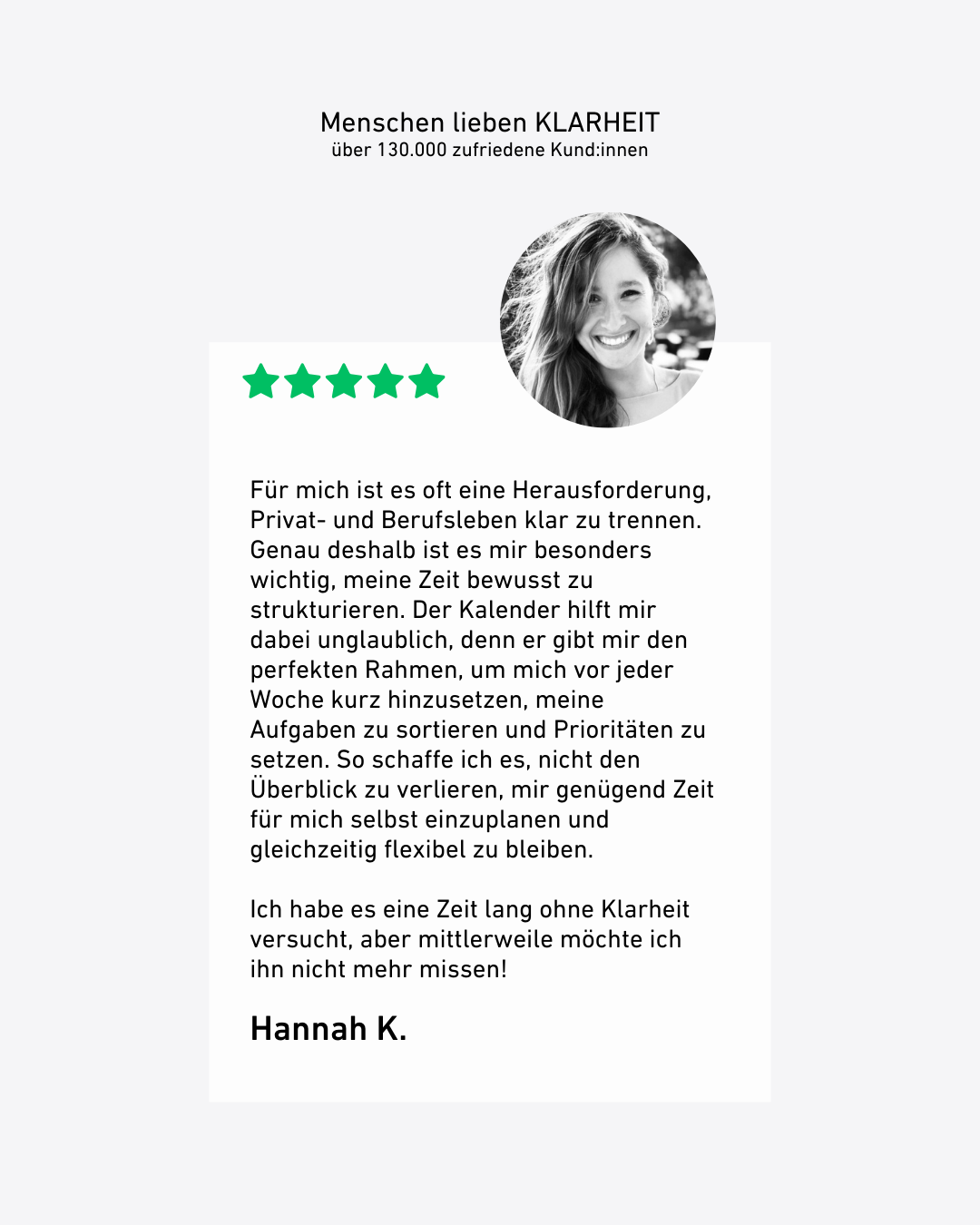 KLARHEIT 8 Premium-Papier Nahaufnahme, angenehmes Schreibgefühl