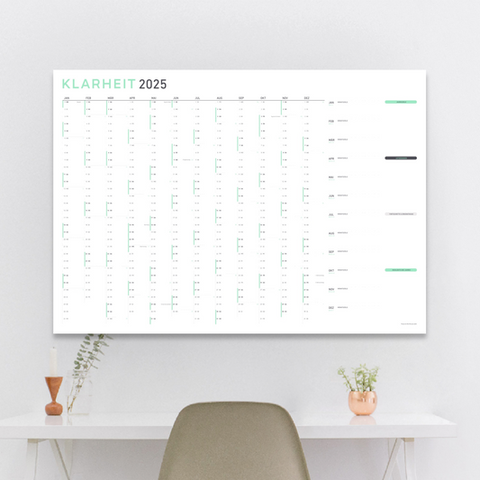 KLARHEIT Design Wandkalender