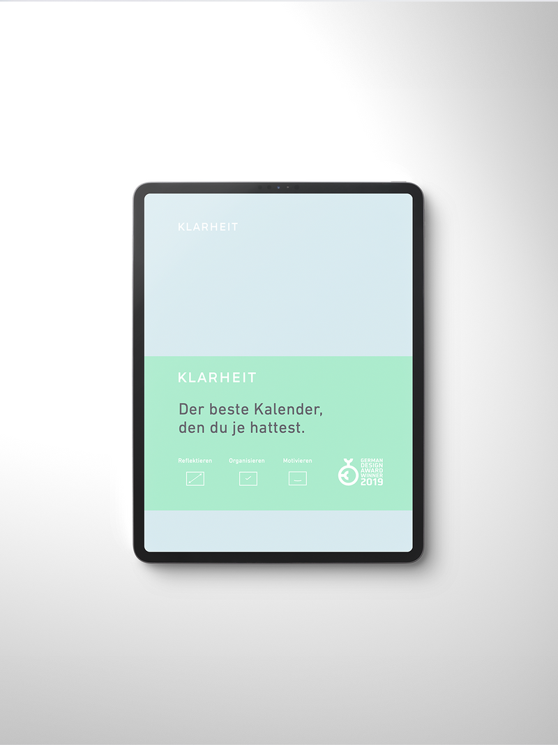 KLARHEIT KALENDER Ein Jahr mehr Überblick, Struktur & Fokus. Klarheit Kalender Erfahrung